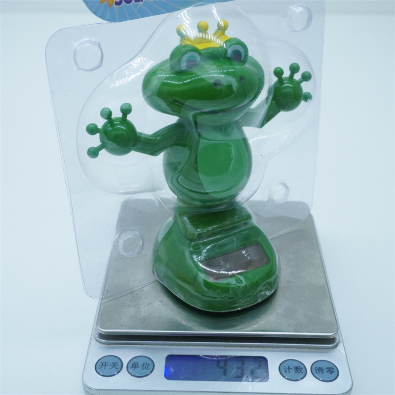 创意能智能感应摇摆青蛙摇头王子车内装饰品汽车摆件用品详情19
