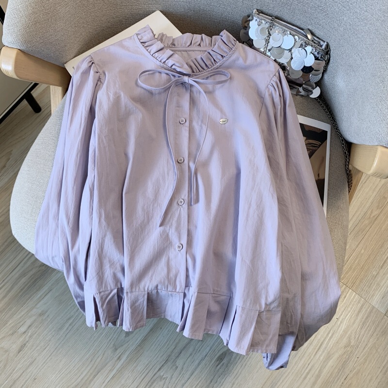 广州十三行高货爆款~2025女秋季新款韩系叠穿气质显瘦设计感上衣|undefined