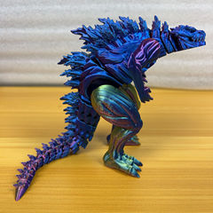 クロスボーダー3dプリント筋肉ゴジラ玩具モンスターイベント関節創造モデル置物プレゼント装飾