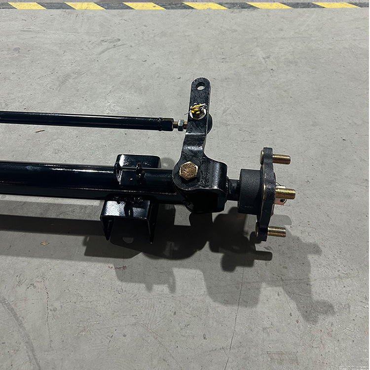 Wholesale Kaku Yunduo Fucai electric four-wheeler non-disc brake front axle assembly 1115mm modified bridge full set of accessories