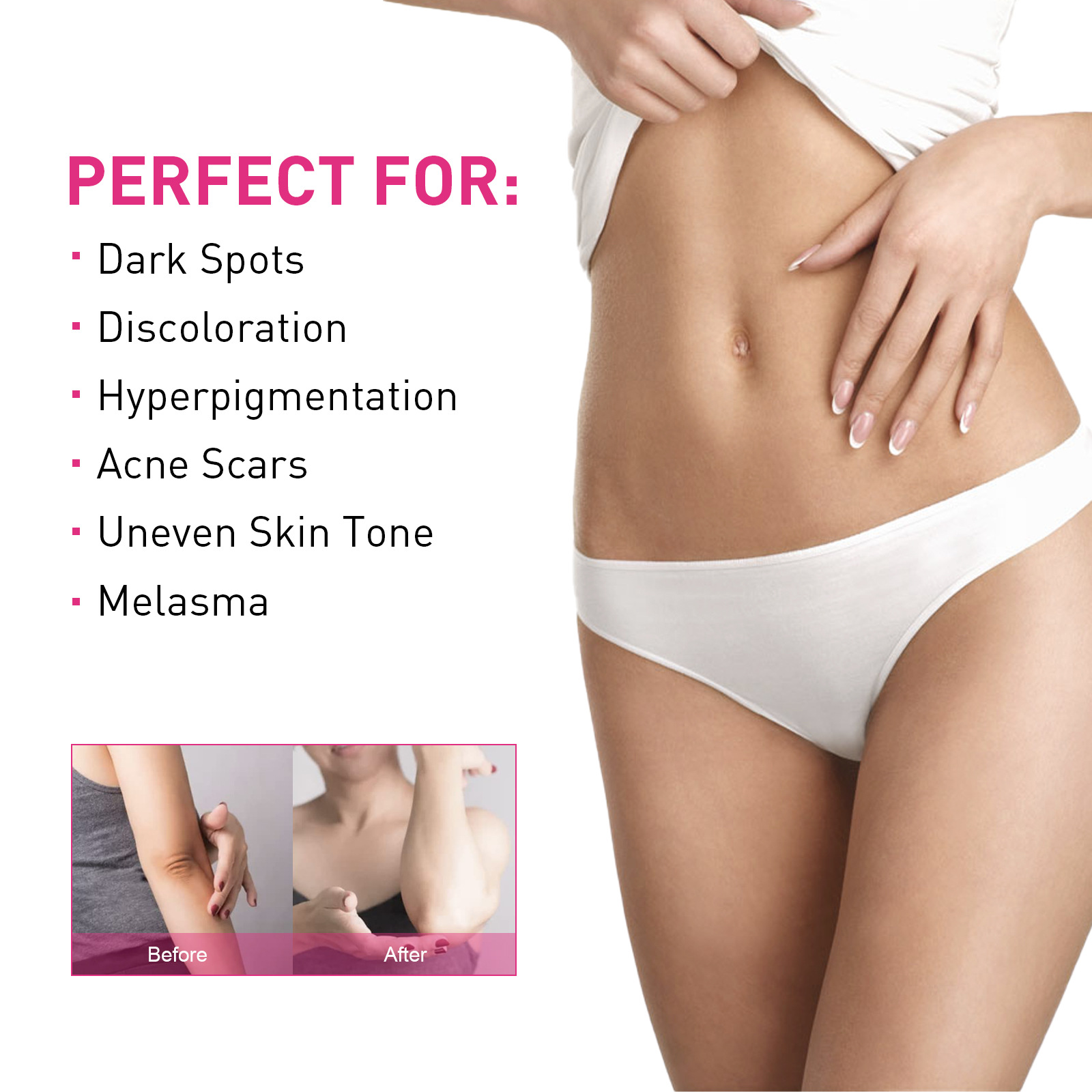 OUHOE Kollagen-Schönheitscreme zur Reduzierung von Melanin in den Achselgelenken, zur Befeuchtung des Körpers und zur Aufhellung der Haut_voghion.com