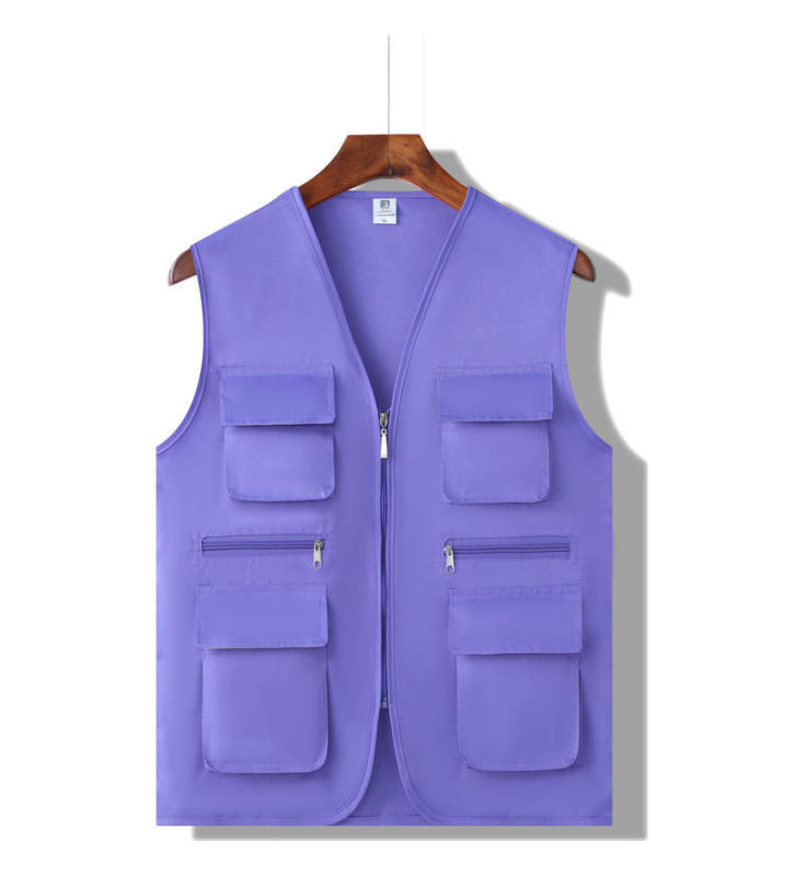立体ポケット多ポケット広告党員馬甲はロゴ作業服釣り服監督ベストボランティアを制定した|undefined