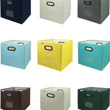 布艺收纳箱定 制牛津布家居学生格子柜玩具书本衣服抽屉收纳分隔