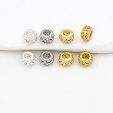 18K����ɫ��ʯ�ٽz��׸��� �U�չ������朴���diy���C45