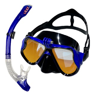 Adult large frame men's and women's diving goggles breathing tube suit HD anti-fog diving goggles waterproof snorkeling swimming suit