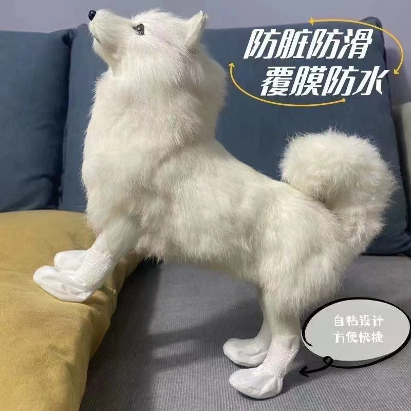 Одноразовые носки для собак Водонепроницаемый анти-грязные ноги