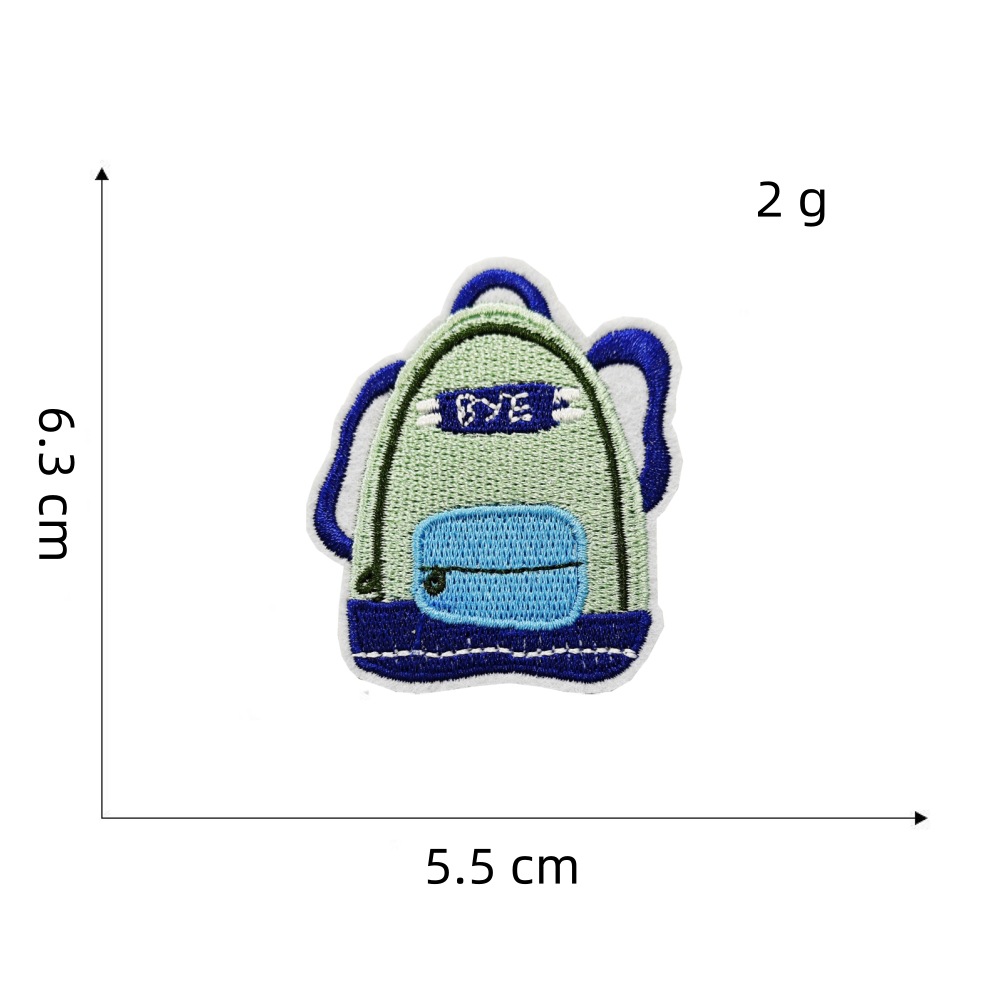 2g Weight Clothing Sticker Patches Classification 1 Piece, 1 Set Quantity Nonwoven, Polyester Material Animal, Letter Pattern Cute Style 1 Piece 1 Set Cute Animal Letter Nonwoven Polyester Clothing Sticker Patches 4