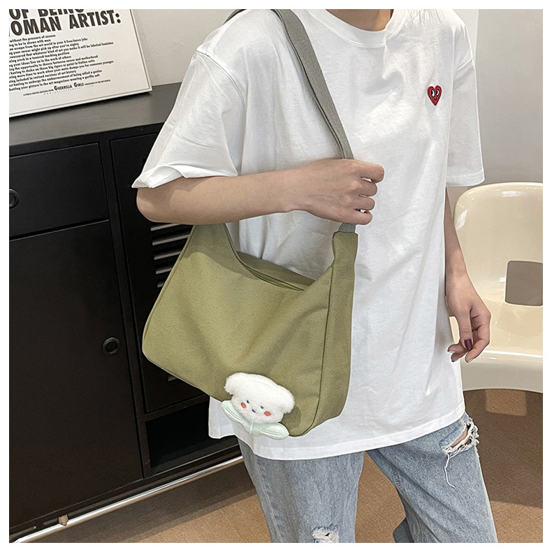 "2024 Autumn New Style Japanese sweet and fashionable single-shoulder bag, simple and cute crossbody bag, one-piece consignment. undefined