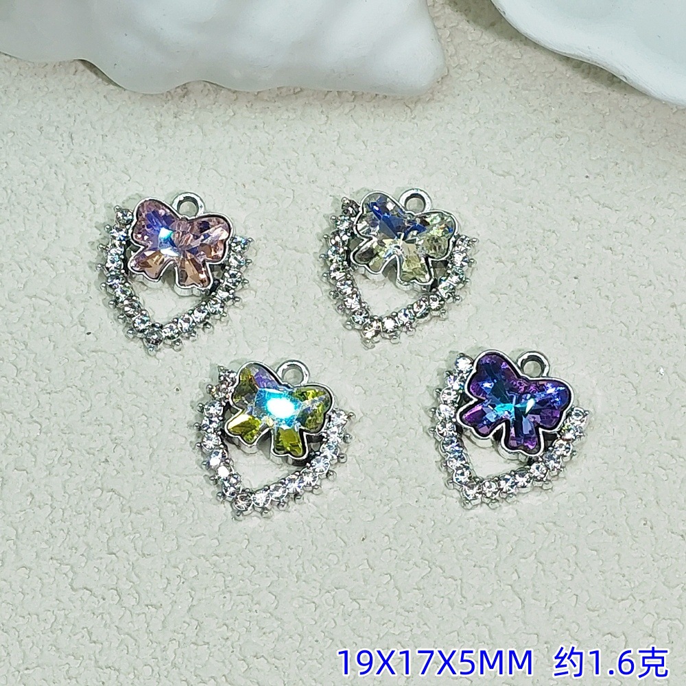 Exquisitos accesorios de joyería colgante de diamante de alta protección ultravioleta al por mayor collar DIY artesanal colgante de materiales de ropa de pulsera