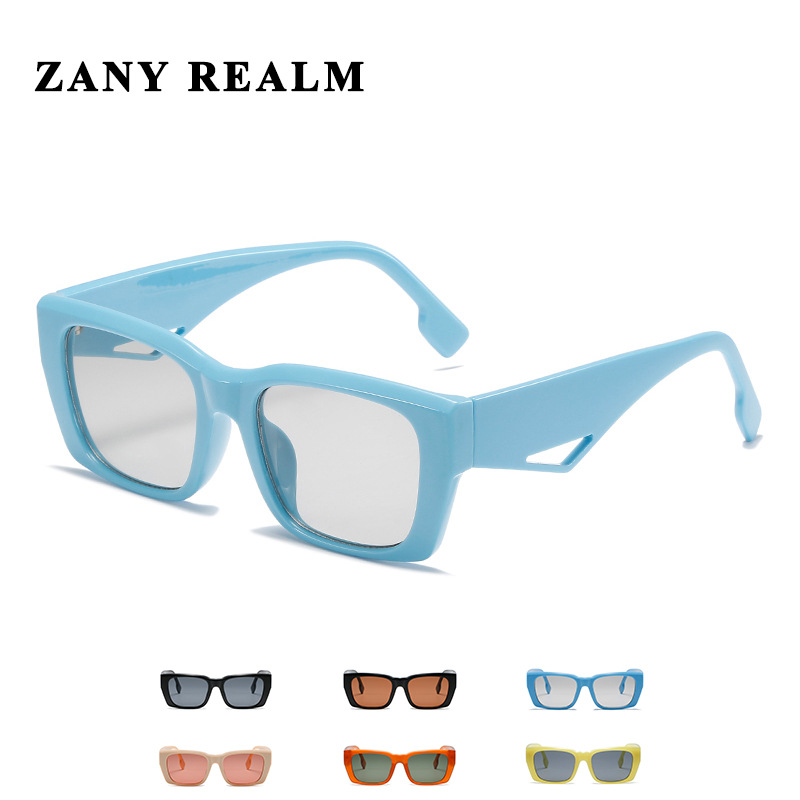 Nueva caja de Corea del comercio exterior PC gafas de sol hombres y mujeres retro hueco ins gafas de sol gafas de suministro directo de fábrica