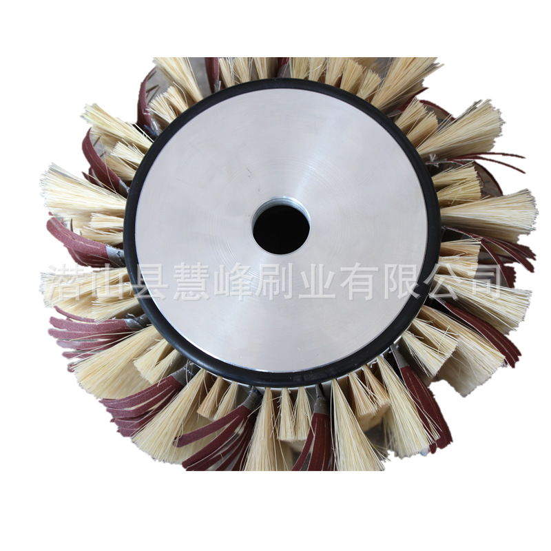 Sisal sarga rodillo de tela abrasiva rueda de pulido de madera cepillo de tira de tela abrasiva Lijadora cinta abrasiva Máquina rectificadora rueda de tela abrasiva papel abrasivo