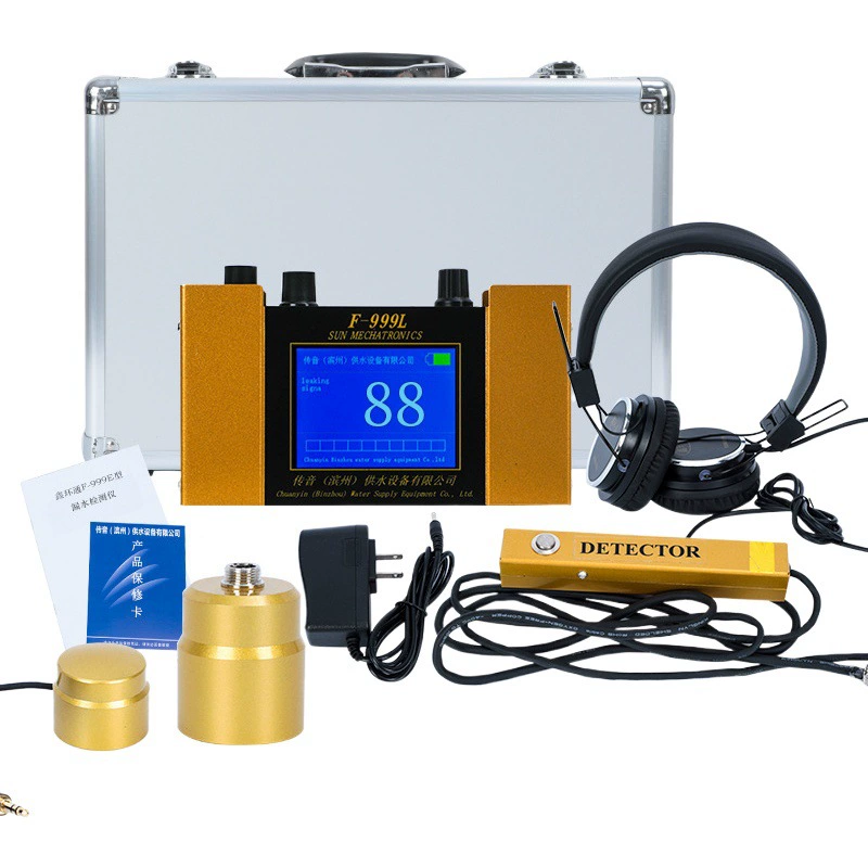 Детектор утечки ревеня F999L Детектор Утечки водопроводная труба Напольное отопление труба пожарная водопроводная труба детектор утечки