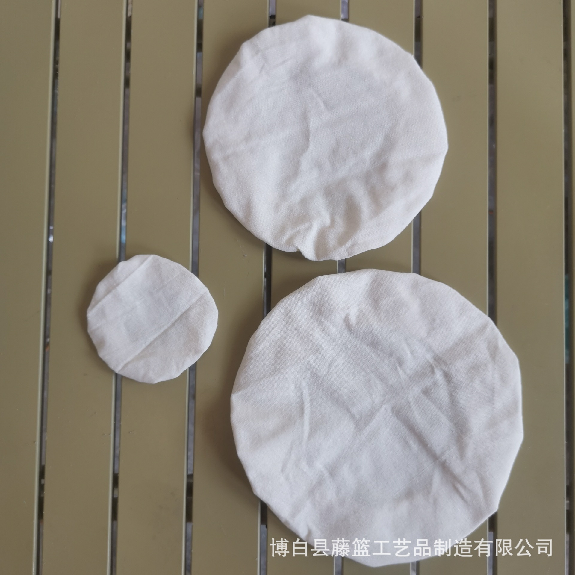 Cotton Fabric Bowl Cover Elastic Dustproof Breathable Bowl Cloth Lid for Bread Fermentation Reusable