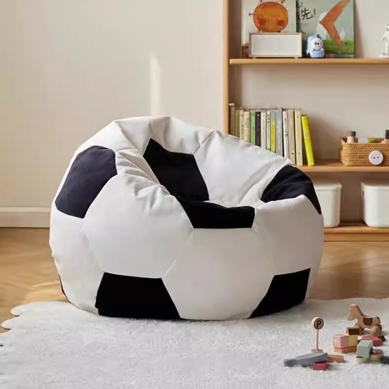 Nuevo sofá de fútbol perezoso bolsas de frijol tatami para niños adultos tela de tecnología personalidad creativa estilo de fútbol