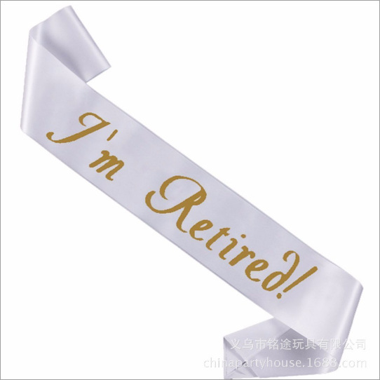 Temporada de graduación, ropa ceremonial de graduación con accesorios de decoración para fiestas, me gradué, cinta para el hombro de graduación