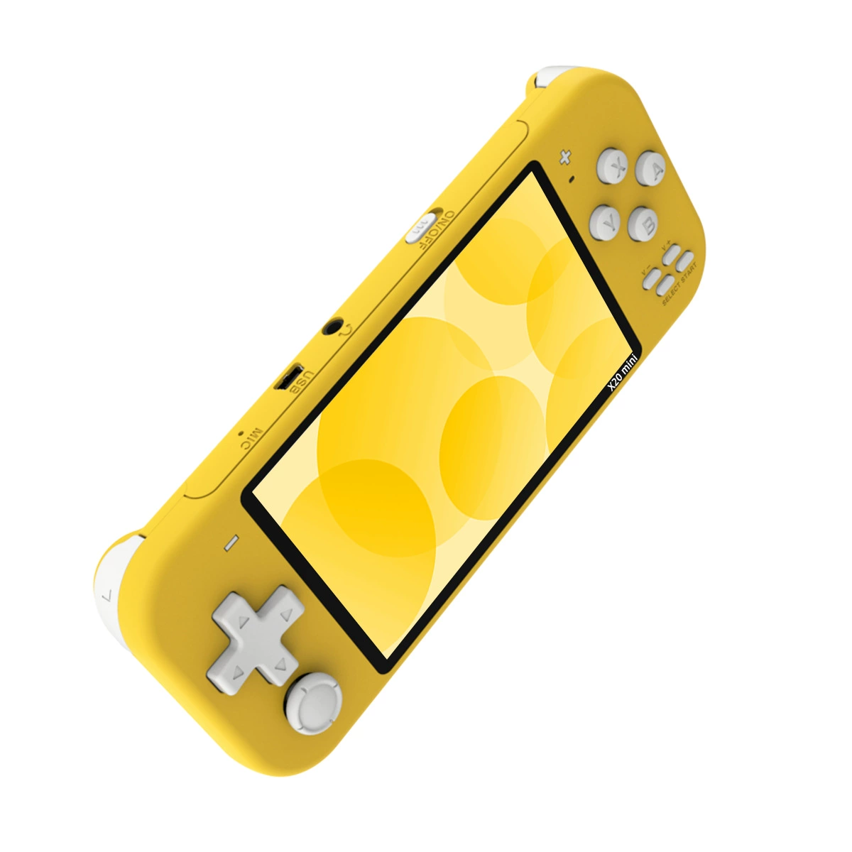 Palm handheld console (Cross-mirror) X20min — retro FC/GBA/PSP emulation, kids mini