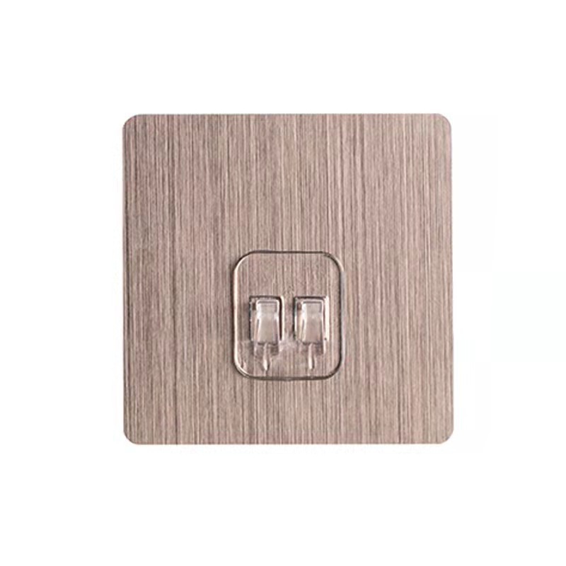 Botón de garra Botón de doble garra Pegatina transparente sin costuras Pegatina sin perforación Accesorios de hebilla de tarjeta fuerte Estante de cocina y baño Gancho Parche