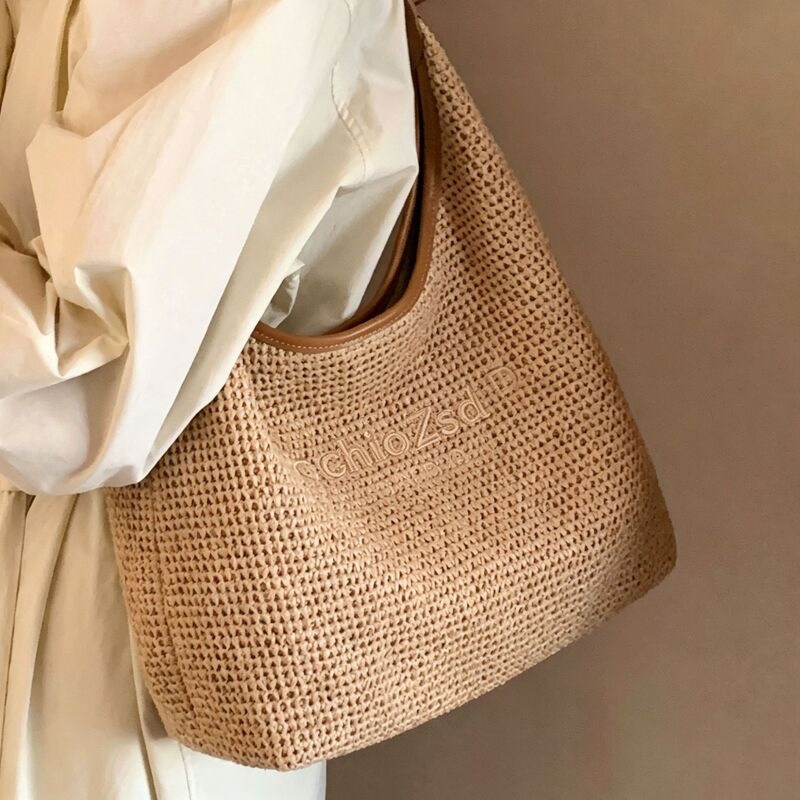 New Autumn and Winter Tote Bag for Women, Autumn and Winter Woven Bag, Armpit Bag, Large Capacity Commuting Class Portable Shoulder Bag