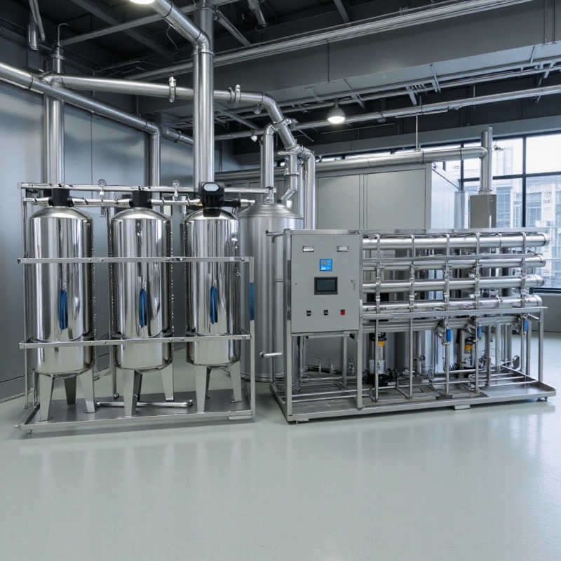 纯化水设备 0.5吨反渗透纯净水设备