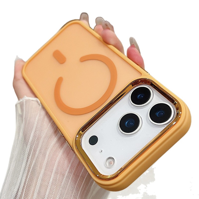 苹果17promax肤感磁吸手机壳iPhone16磨砂15半透14大孔防摔保护套|undefined