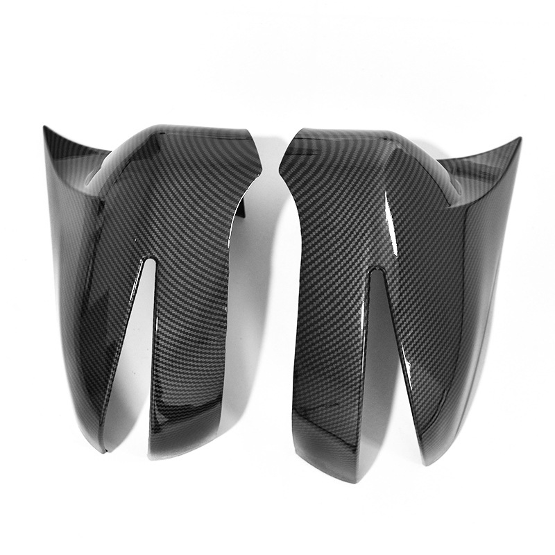 Suitable for 8 9/9.5 10 11 generation Honda Civic bright black horn rearview mirror decorative cover modified rear mirror