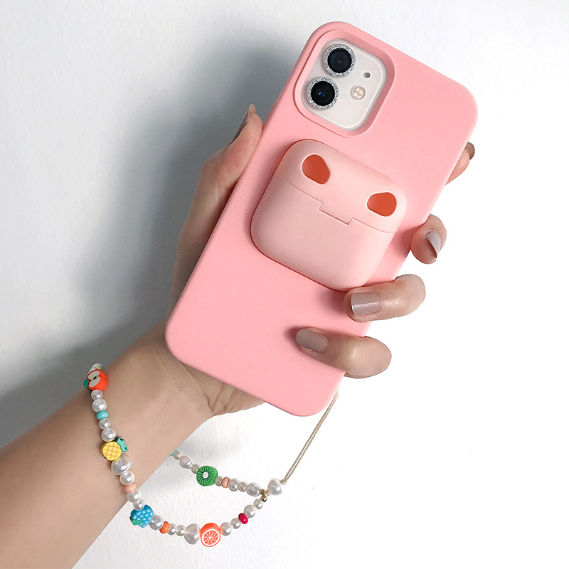 Kenjie Fruity Patootie Pearl Soft Clay Fruit Mobile Phone Anti-lost Chain Handmade Beaded Anti-drop Lanyard Female
