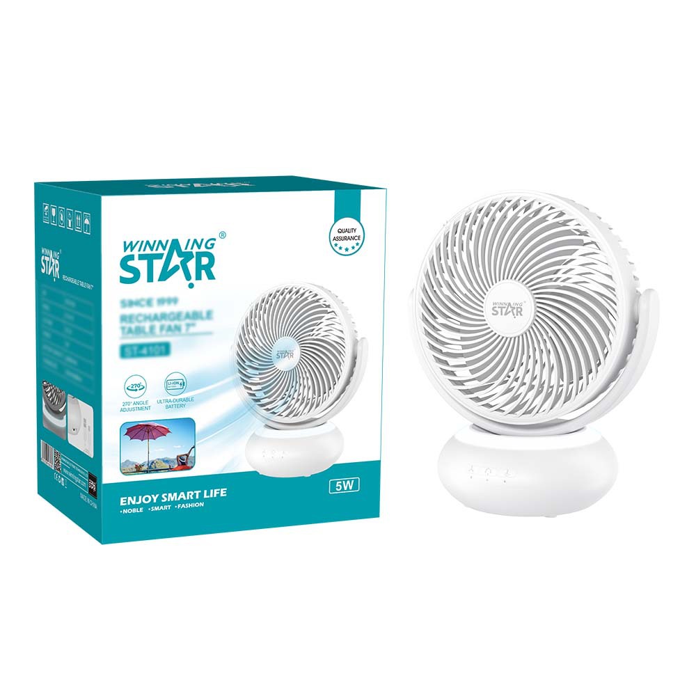 Winning star comercio exterior es exclusivamente para pequeños 7 pulgadas, fácil de transportar, TYPE-C, interfaz USB, ventilador eléctrico que sacude la cabeza