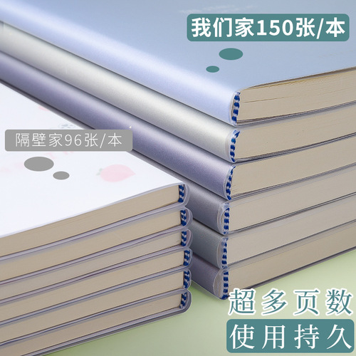 Rubber sleeve wholesale extra thick student notebook soft leather simple diary office business notepad factory direct sales