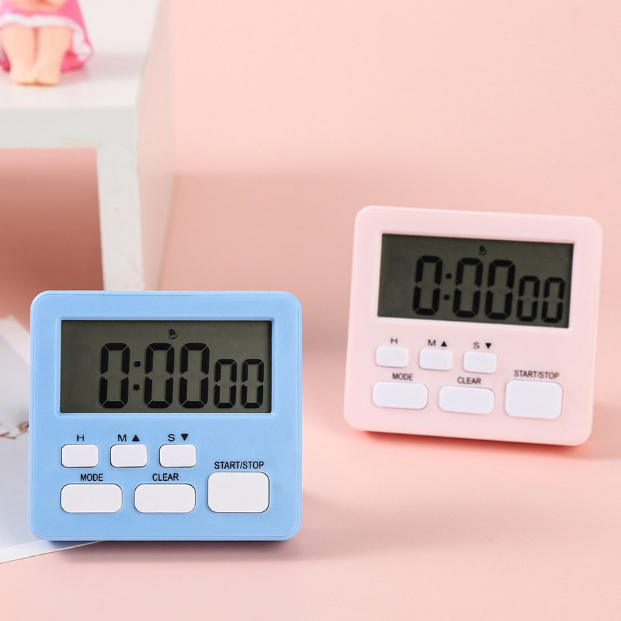 207 cocina multi-función de Cuenta atrás positiva reloj despertador electrónico de gestión de tiempo Digital cronómetro temporizador de Cuenta atrás