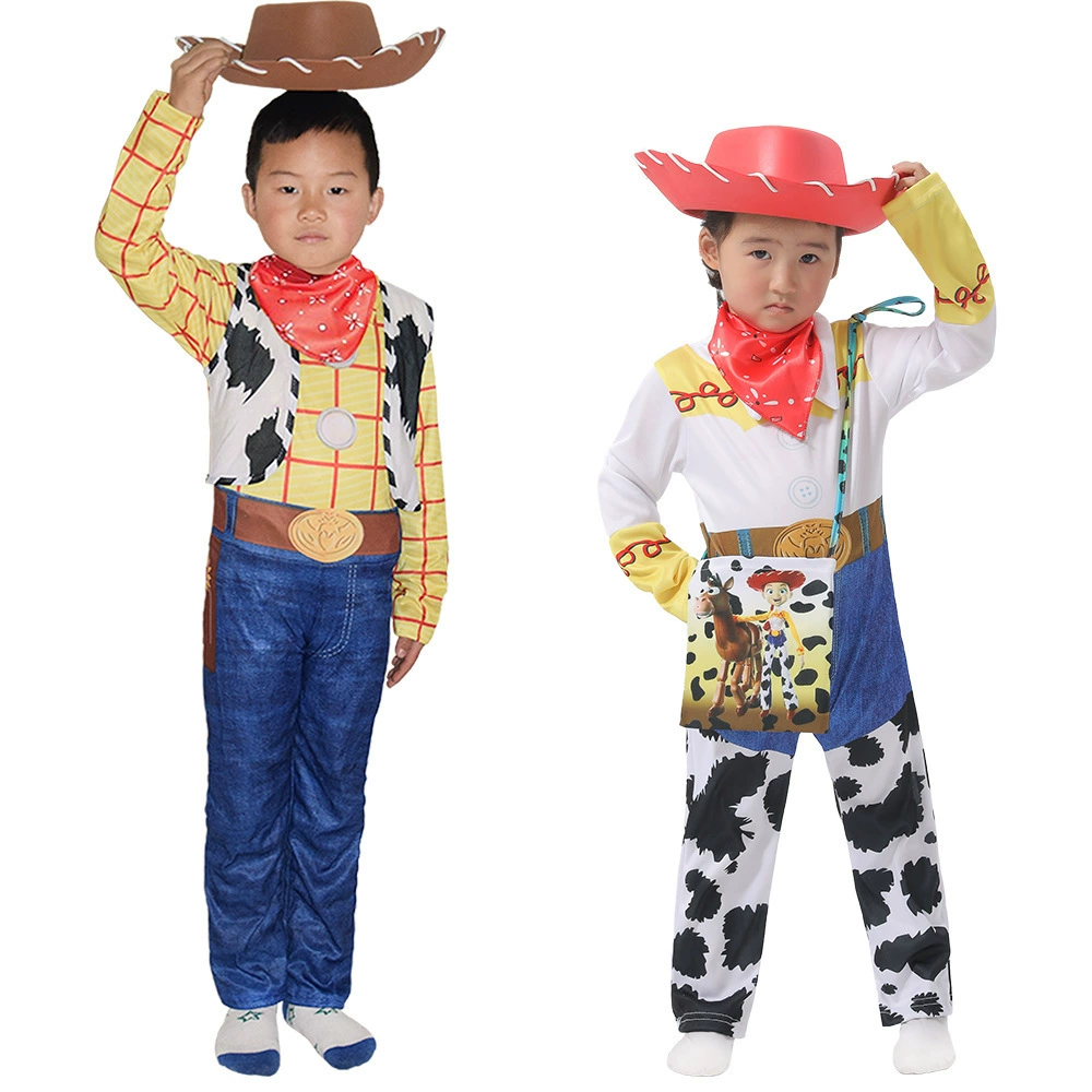 Хэллоуин Мультфильм История игрушек Базз Лайтер Ху Ди Трисс Костюм Костюм для сценического шоу Костюм