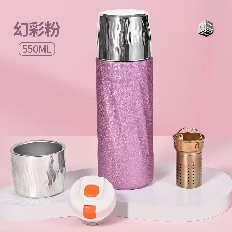 【质价甄选】550ml双层钛杯保温杯焖泡保鲜养生杯*1|undefined