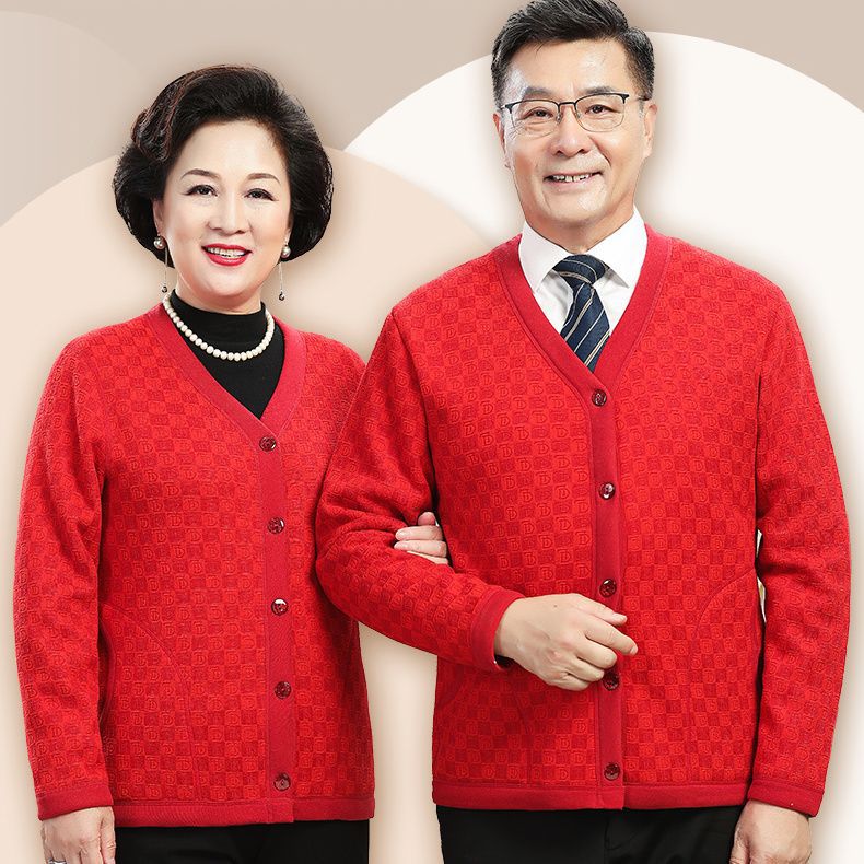 거대한 두꺼운 기모 두꺼운 따뜻한 탑 외부 스웨터 스웨터 어머니 외부 착용 두꺼운 옷 패션 겨울 엄마와 아빠