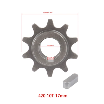 420 10-Tooth 11-Tooth Other drive systems - 420-10t-17mm