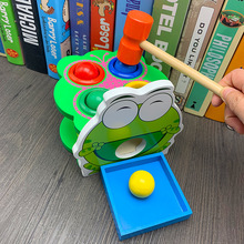 TC宝宝敲击打地鼠青蛙敲球台打桩台儿童益智早教玩具敲击手眼协调