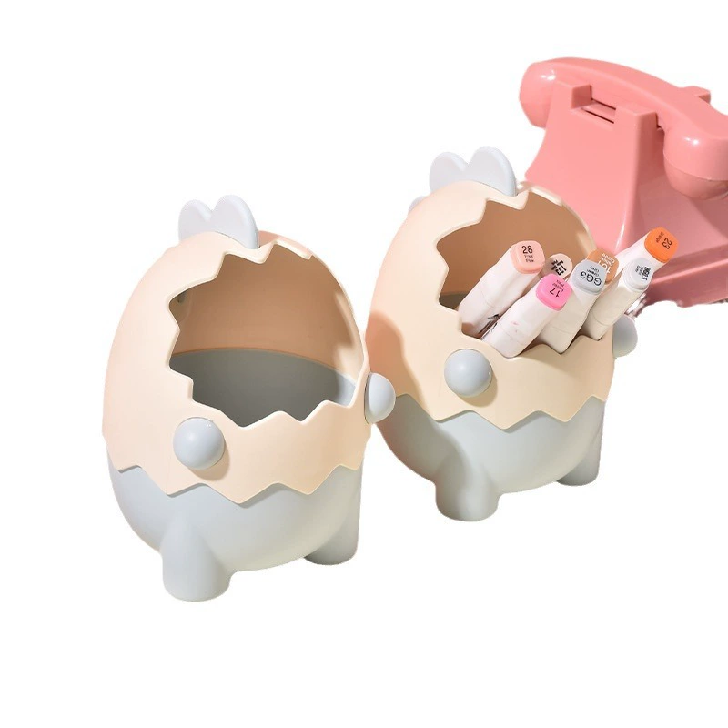 Cute dinosaur, table pens holder, small storage system, stationery for boys and girls, wholesale