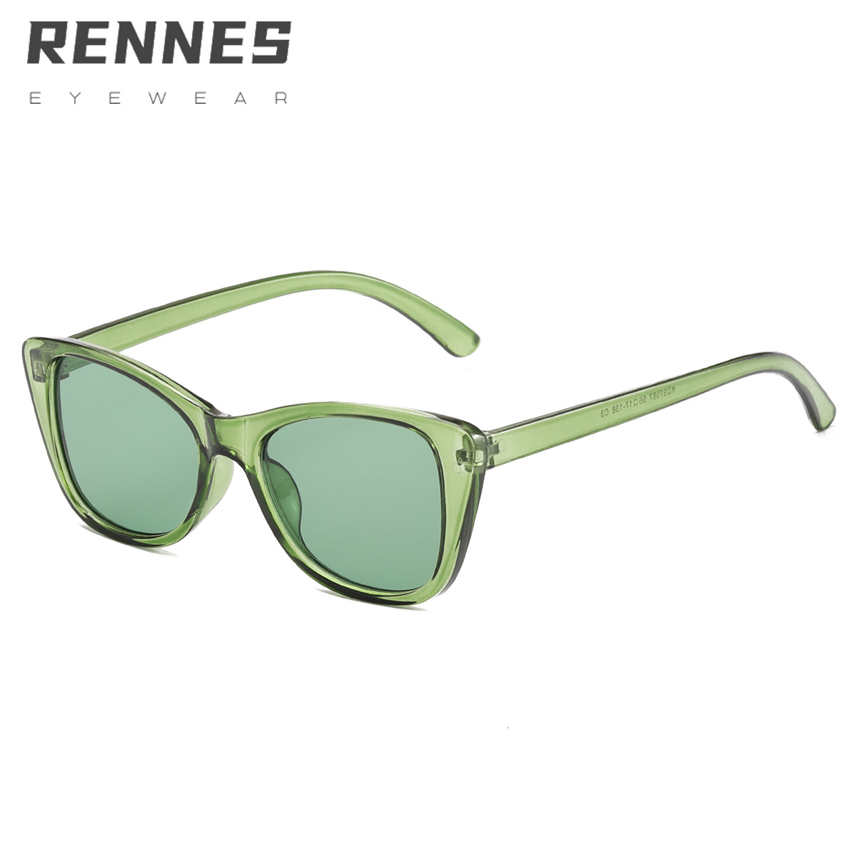 2021 nueva moda europea y americana ojo de gato gafas de sol Internet celebridad mismo estilo Street shot gafas de sol transfronterizas 97087