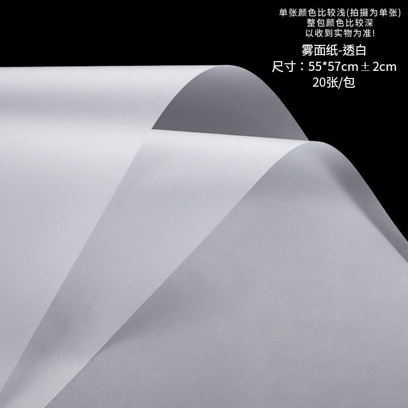 Papel de regalo para flores, papel mate de color sólido, papel translúcido impermeable estilo coreano, papel coreano liso, papel especial para envolver ramos de flores para floristerías