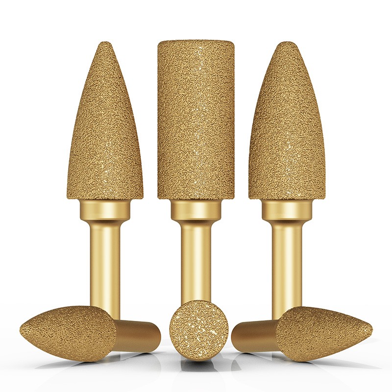 Diamante broca de hierro fundido broca de molienda soldadura aleación de cabeza plana broca de molienda eléctrica 6mm gruesa broca de pulido de metal