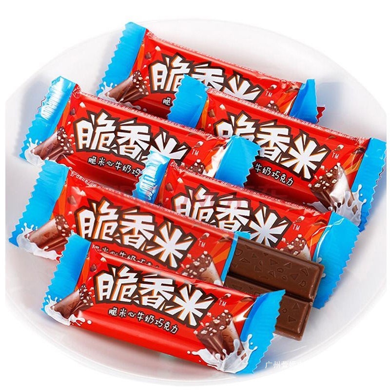 牛奶巧克力原味脆香米6条巧克力优质奶源儿童零食群木包装默认项|undefined