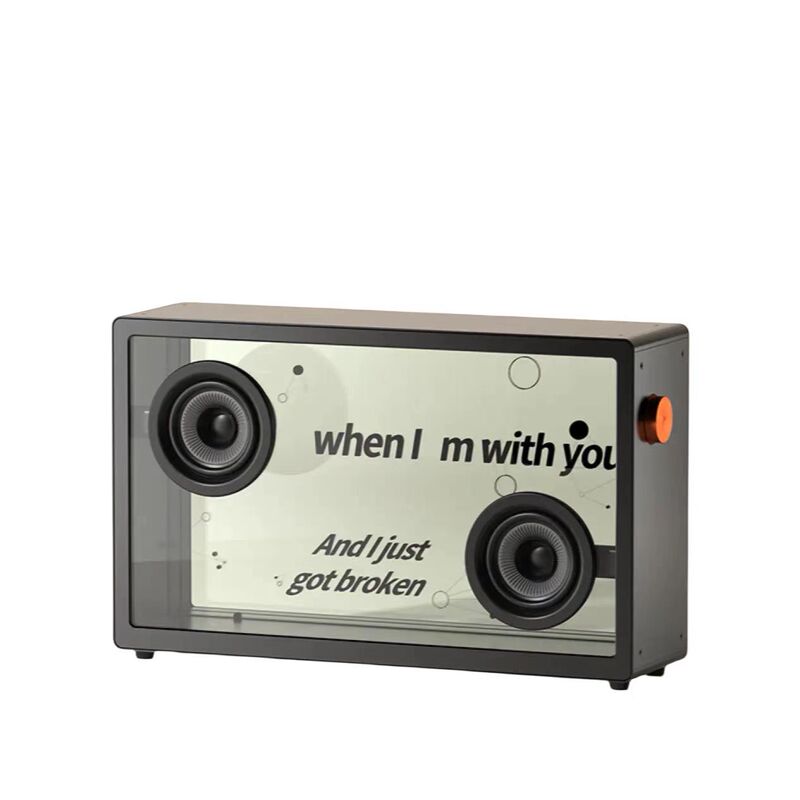 MORRORART懸濁歌詞音響M1字幕無線bluetooth音響デスクトップ透明可視化ネット紅音|undefined