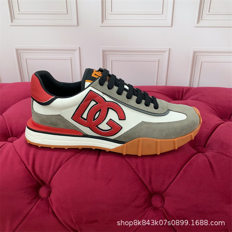 2026 New Trendy Brand Sports Casual Shoes for Men, Dg Letter Design, Versatile, Lightweight, Breathable, Lace-Up Low-Top Sneakers 2026 New Trendy Brand Sports Casual Shoes for Men, Dg Letter Design, Versatile, Lightweight, Breathable, Lace-Up Low-Top Sneakers