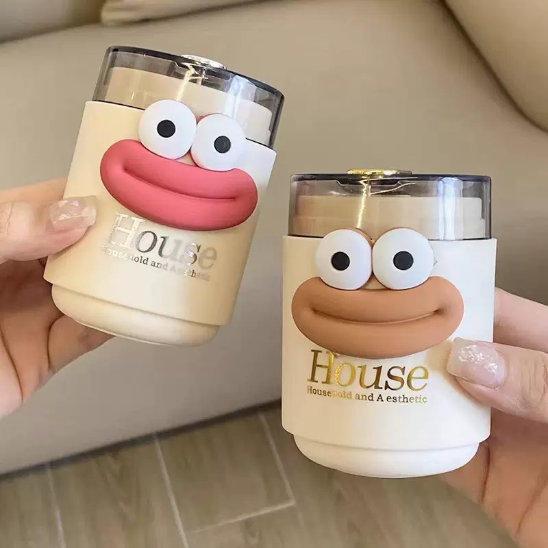 家用便携高颜值牙签盒客厅按压式牙签筒卡通创意自动弹出牙签罐