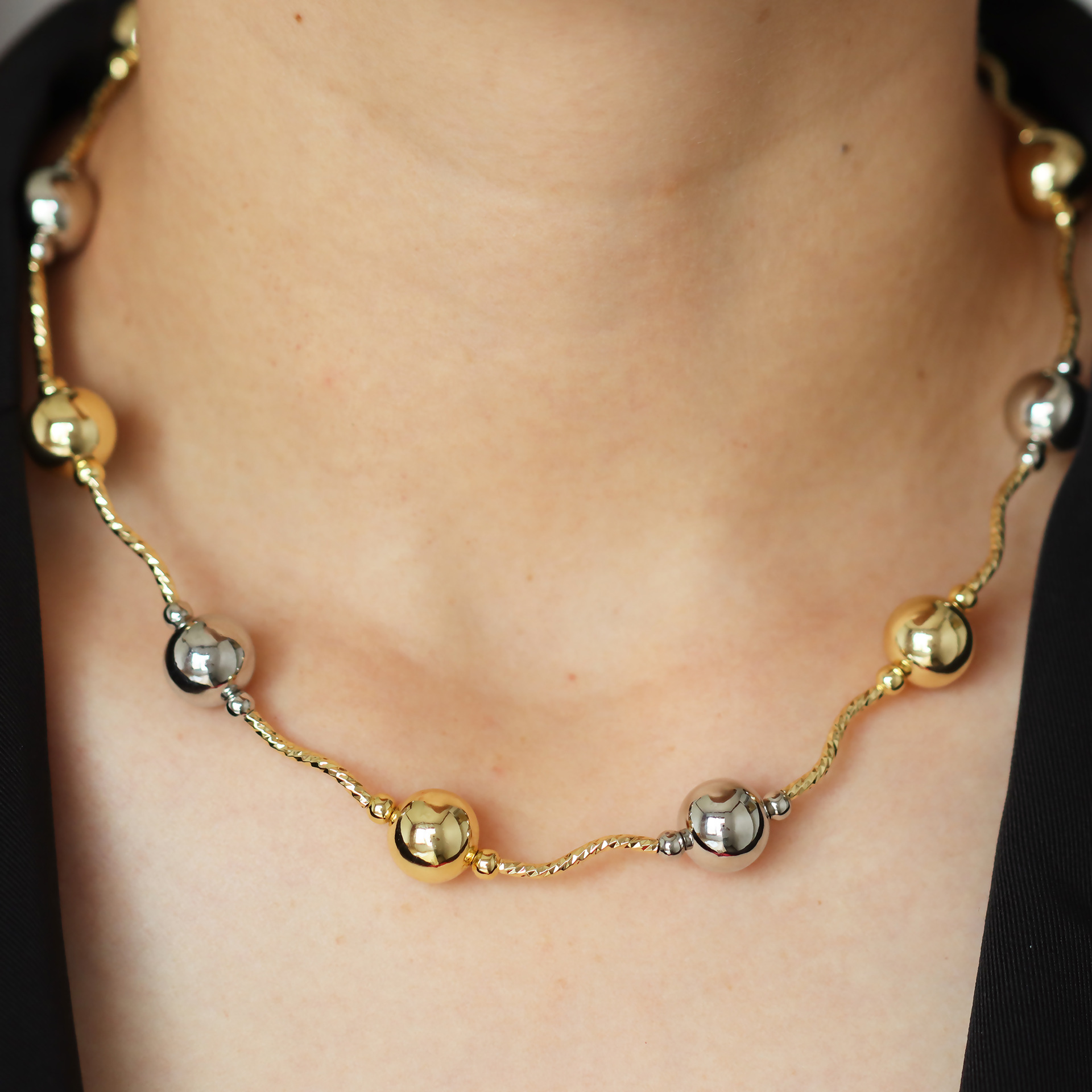 1 Piece Quantity Simple Style Classic Style Round Imitation Pearl Copper Wholesale Necklace
