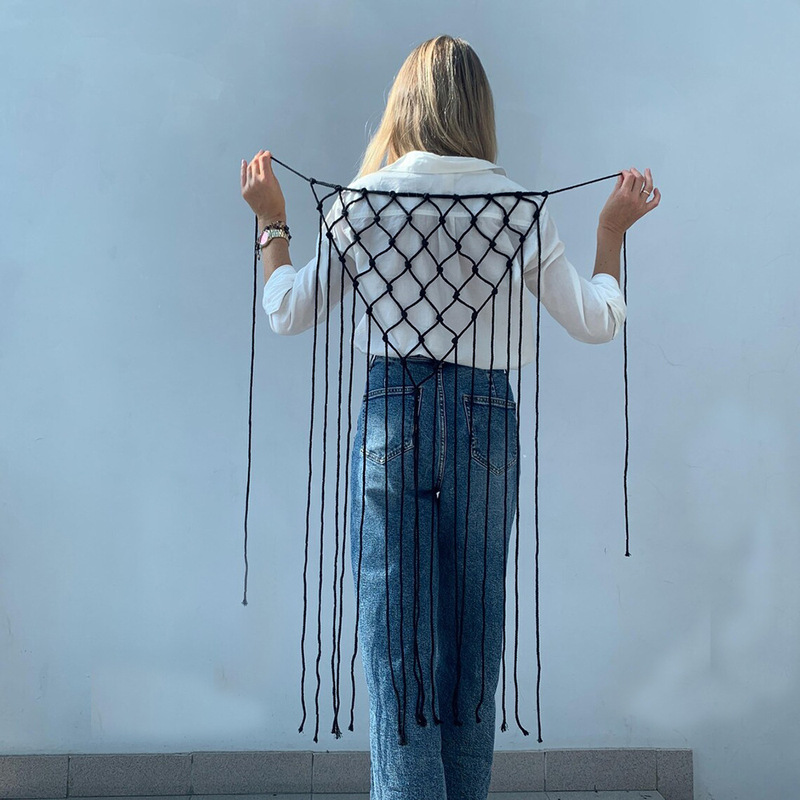 Cross-Border Bohemian Style Scarves and Shawls, Hand-Woven Clothing Accessories, Tassel Shawls, Foreign Trade Supply Cross-Border Bohemian Style Scarves and Shawls, Hand-Woven Clothing Accessories, Tassel Shawls, Foreign Trade Supply