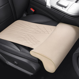 New car seat cushion memory foam leg support suede seat cushion leg support integrated main driving seat and passenger seat extended cushion