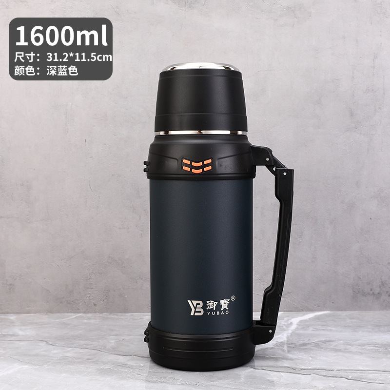 Termo de acero inoxidable 2L para exteriores portátil gran capacidad