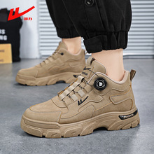 回力2025秋冬劳保工装男板鞋大码