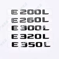 Mercedes-Benz E-Class логотип заднего E200 E260L модифицированный E300L логотип E350L черный серебристый шрифт