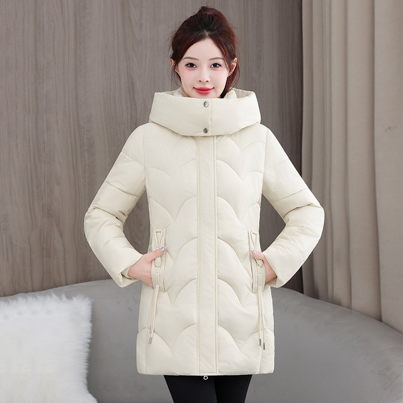 2025 invierno nuevo estilo coreano de alta calidad suelta chaqueta de algodón pequeño