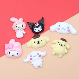 厂家批发可爱卡通树脂配件DIY手作材料手机壳文具盒贴片跨境产品